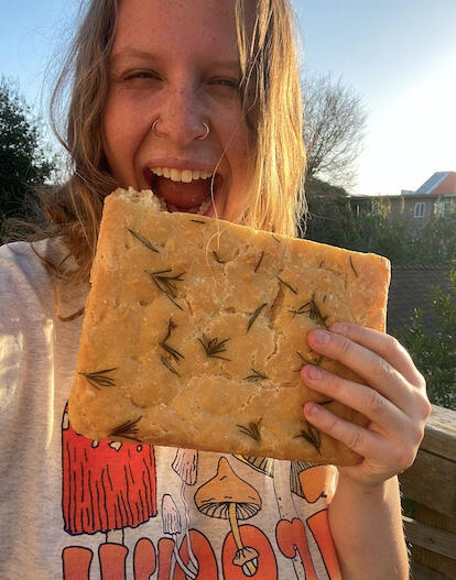 Gluten free focaccia